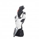 CARBON 4 LONG LADY LEATHER GLOVES-BLACK/WHITE/FLUO-RED thumbnail