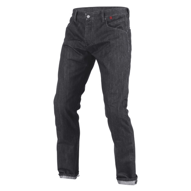 Farge: Svart-Aramid-Denim. 
Disse steinvasket denim jeans kommer med innvendig forsterkning i aramidfiber.